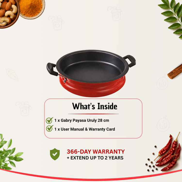 GABRY Non-Stick Payasa Uruly 28 cm | Without Lid | Elegant Series