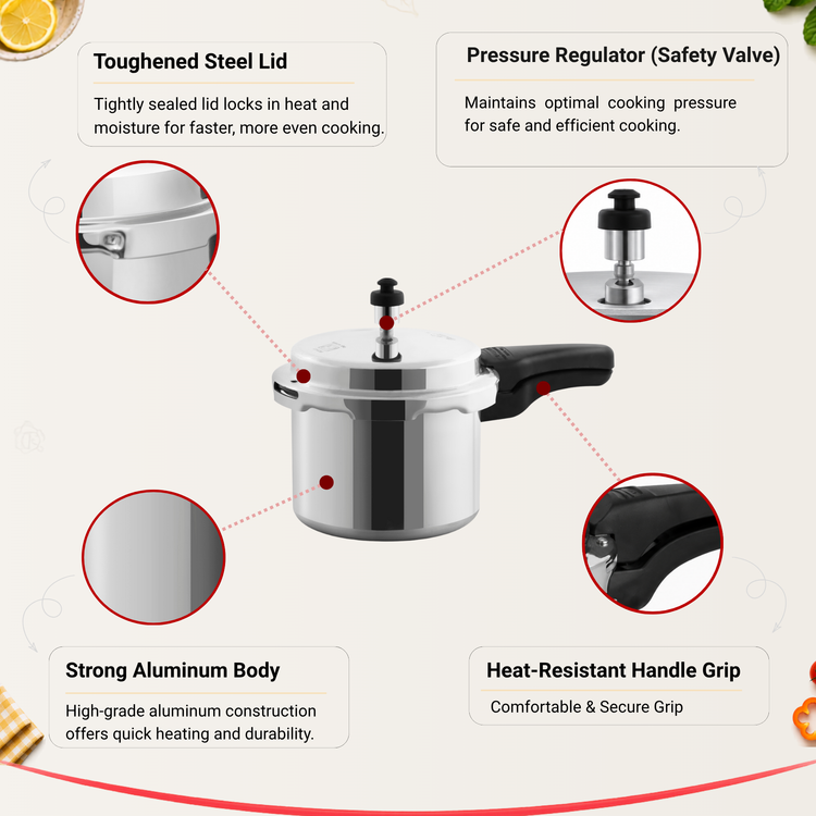 Aluminium Pressure Cooker