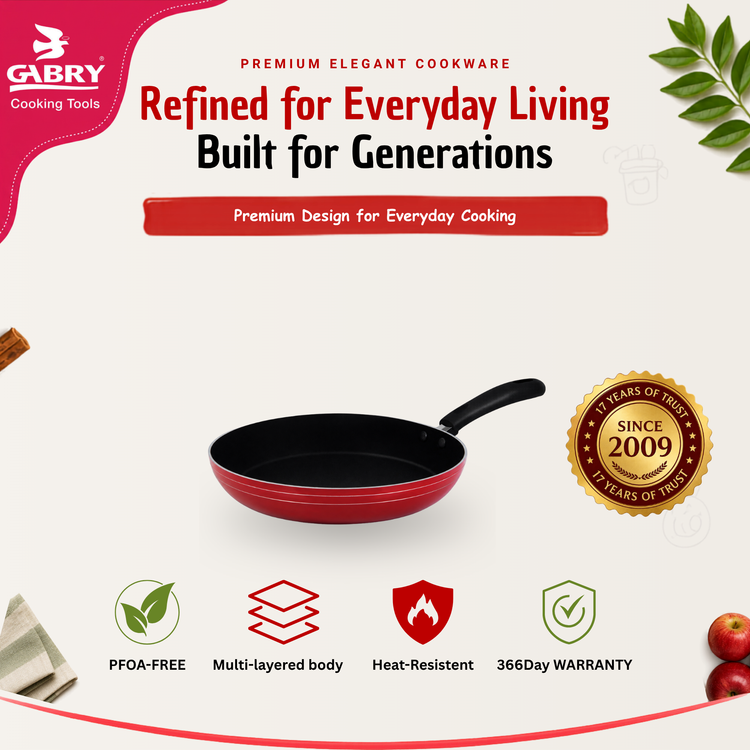 GABRY Non-Stick Baby Fry Pan 20 cm | Tadka & Single Egg Size