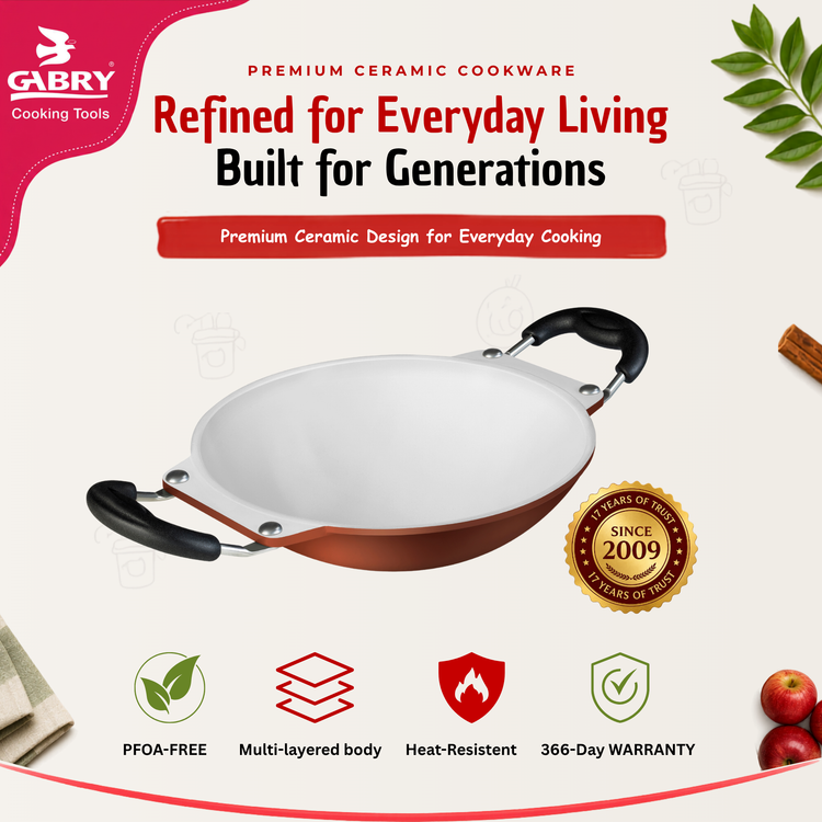 Gabry Ceramic Coated Die-Cast Appachatty 21 cm