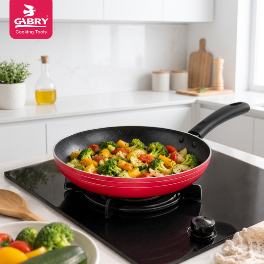 GABRY Non-Stick Fry Pan | Without Lid | PFOA-Free | Bakelite Handle