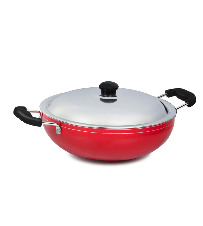 Kadai Medium With Steel Lid
