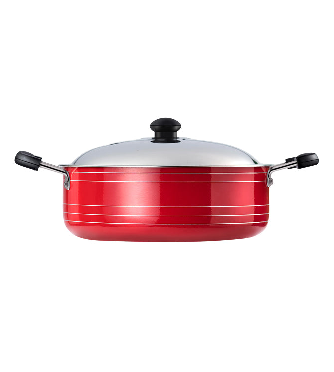 Cooking Pot With Steel Lid