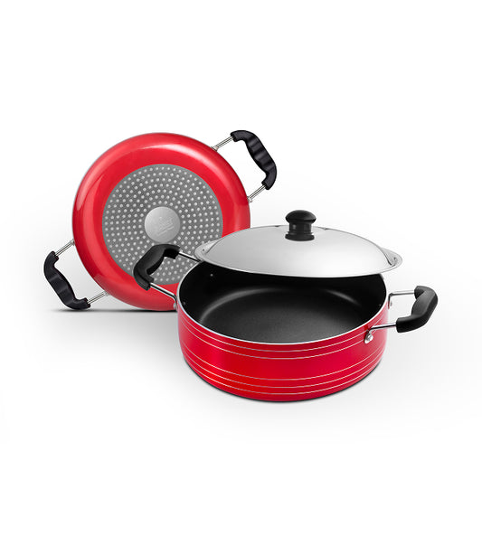 Cooking Pot With Steel Lid