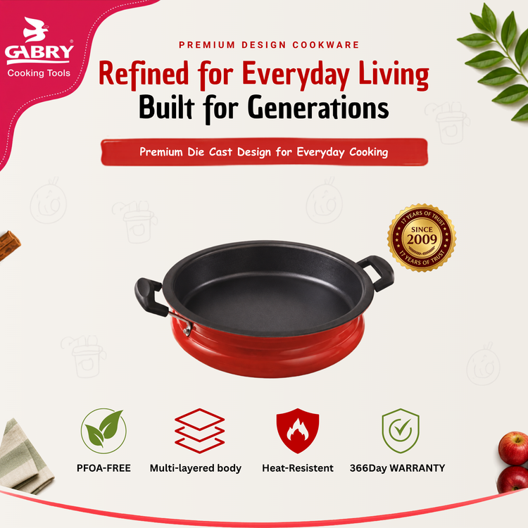 GABRY Non-Stick Payasa Uruly 28 cm | Without Lid | Elegant Series
