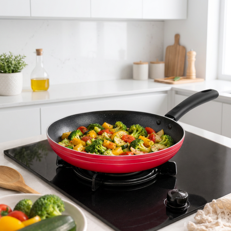 GABRY Non-Stick Fry Pan | Without Lid | PFOA-Free | Bakelite Handle