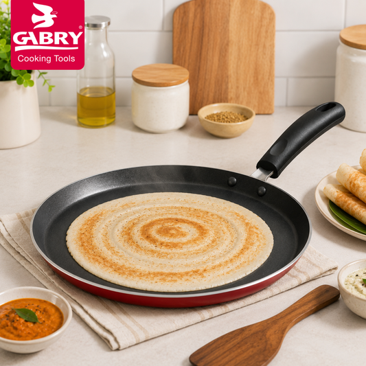GABRY Classic Non-Stick Dosa Tawa | Roti & Chapati | PFOA-Free